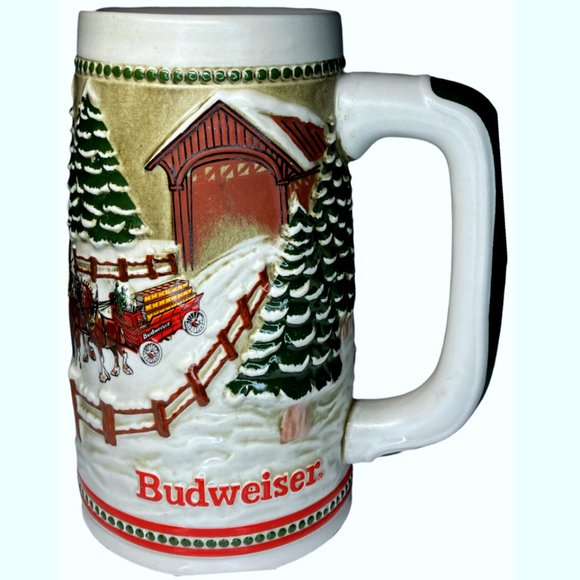 VTG Budweiser Collectable Stein Handcrafted For Anheuser Busch Inc PreOwned 1984 - Picture 2 of 7